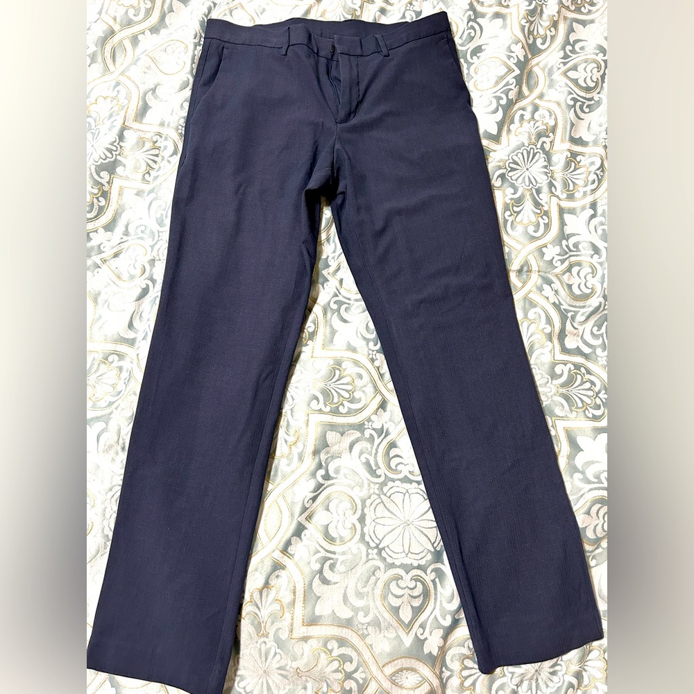 32Lx32W Perry Ellis Portfolio Dark Blue Dress Pants